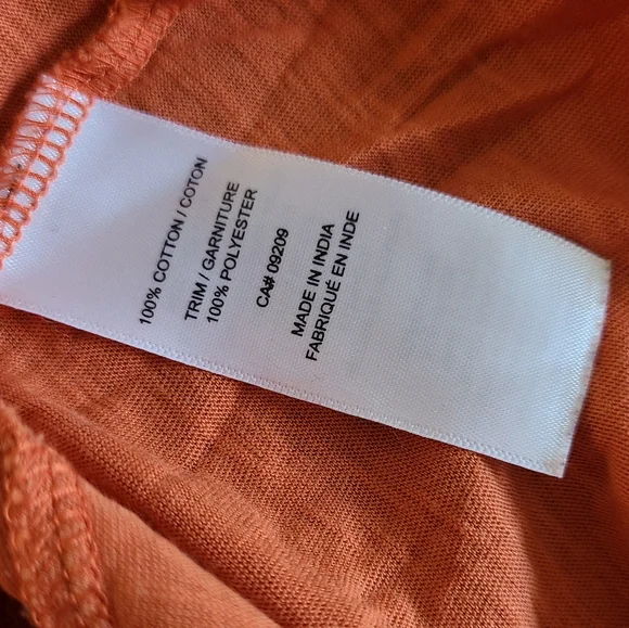 Orange Ruffled Top - Picture 6 of 6